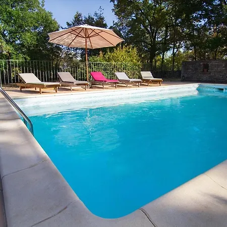 Du Levant Au Couchant - 2 Mitoyens A - Piscine - Jardin - 5 - 12 Personnes - 5 Minutes Du Village Medieval 펜션 Caylus