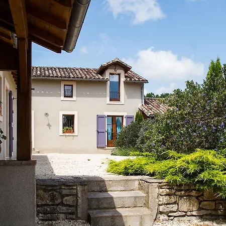 Casa de Férias Au Couchant à - Piscine - Jardin - 3 - 8 Personnes - 5 Minutes Du Village Médiéval Caylus