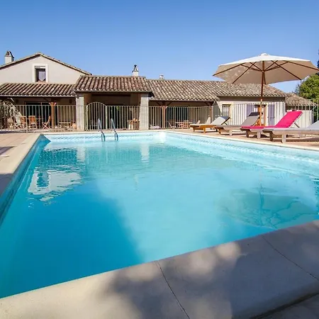 Au Couchant à - Piscine - Jardin - 3 - 8 Personnes - 5 Minutes Du Village Médiéval Casa de Férias *