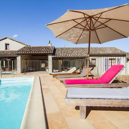 Casa de Férias Au Couchant à - Piscine - Jardin - 3 - 8 Personnes - 5 Minutes Du Village Médiéval Caylus