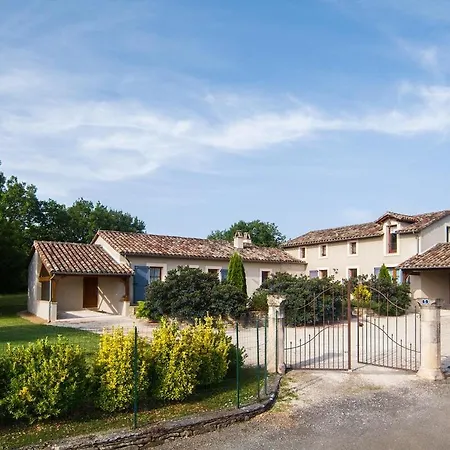 Au Couchant à - Piscine - Jardin - 3 - 8 Personnes - 5 Minutes Du Village Médiéval Caylus