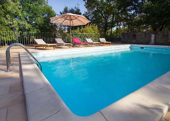 Du Levant Au Couchant - 2 Mitoyens à - Piscine - Jardin - 5 - 12 Personnes - 5 Minutes Du Village Médiéval Hébergement de vacances Caylus